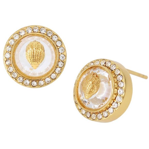 KURT GEIGER Eagle Crystal Pave Stud Earrings - Picture 1 of 2